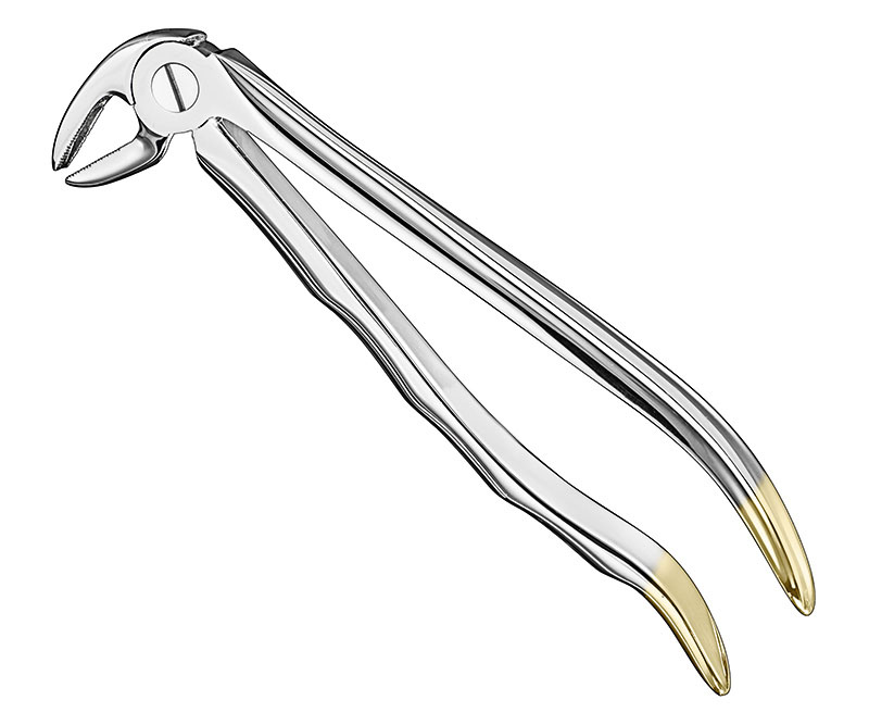 Extracting forceps, anat.