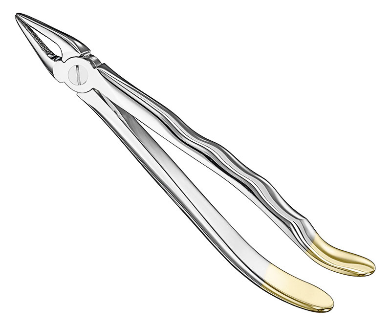 Extracting forceps, anat.