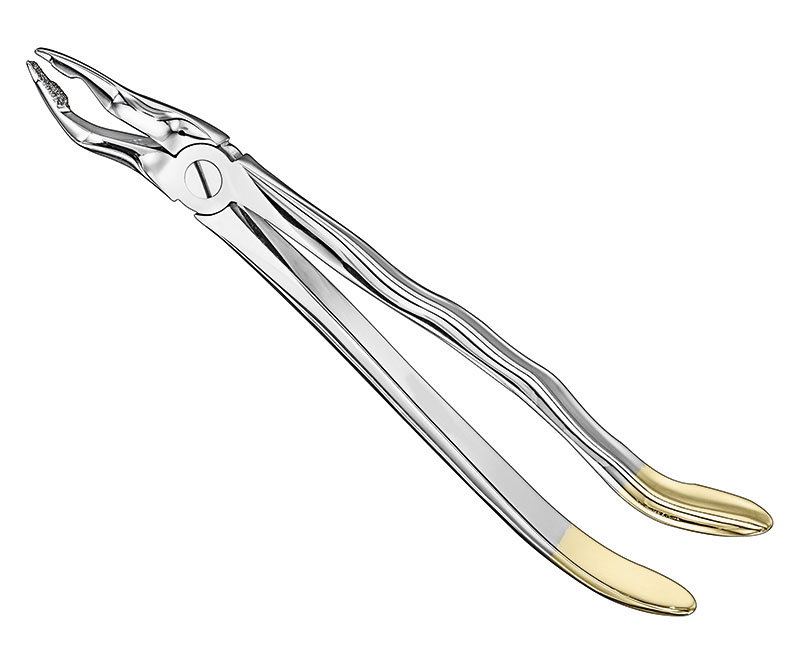 Extracting forceps, anat.
