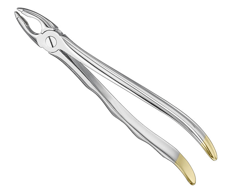 Extracting forceps, anat.