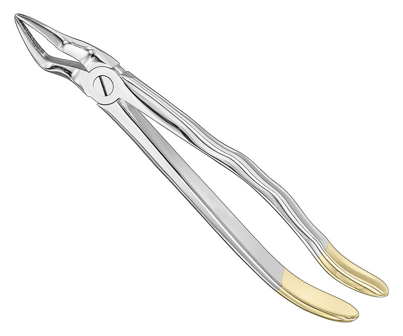 Extracting forceps, anat.