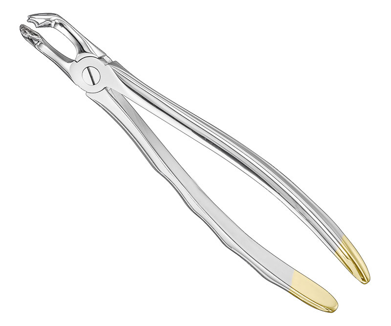 Extracting forceps, anat.