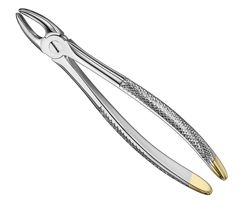 Extracting forceps, engl.
