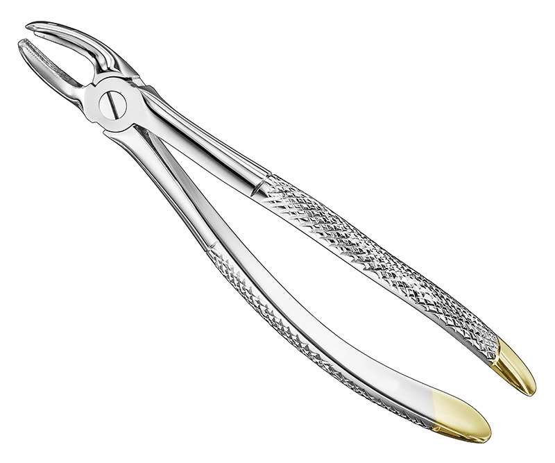 Extracting forceps, engl.