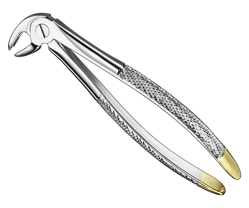 Extracting forceps, engl.