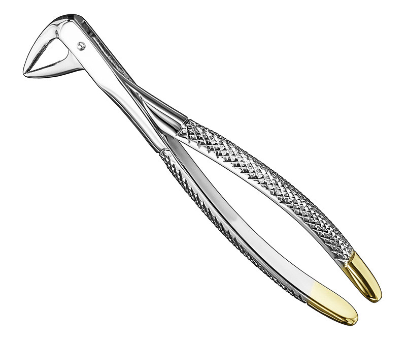 Extracting forceps, engl.
