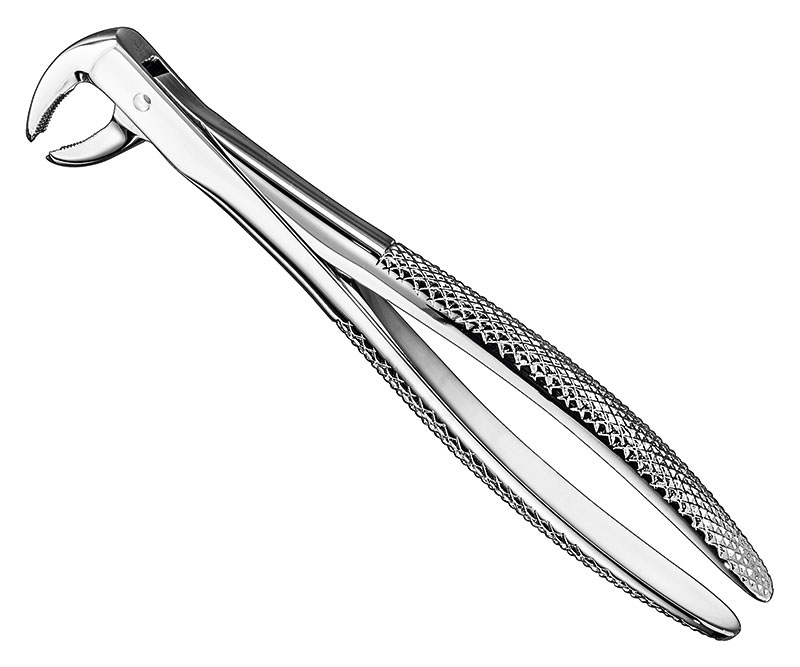 Extracting forceps, engl.