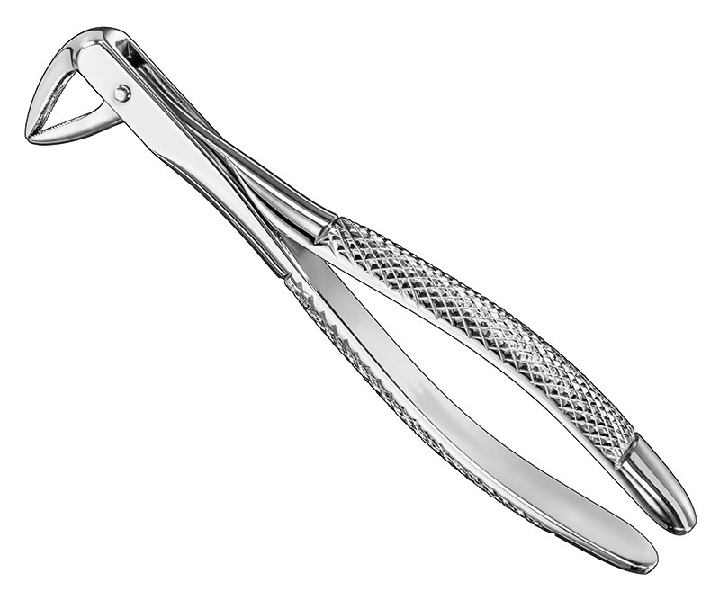 Extracting forceps, engl.