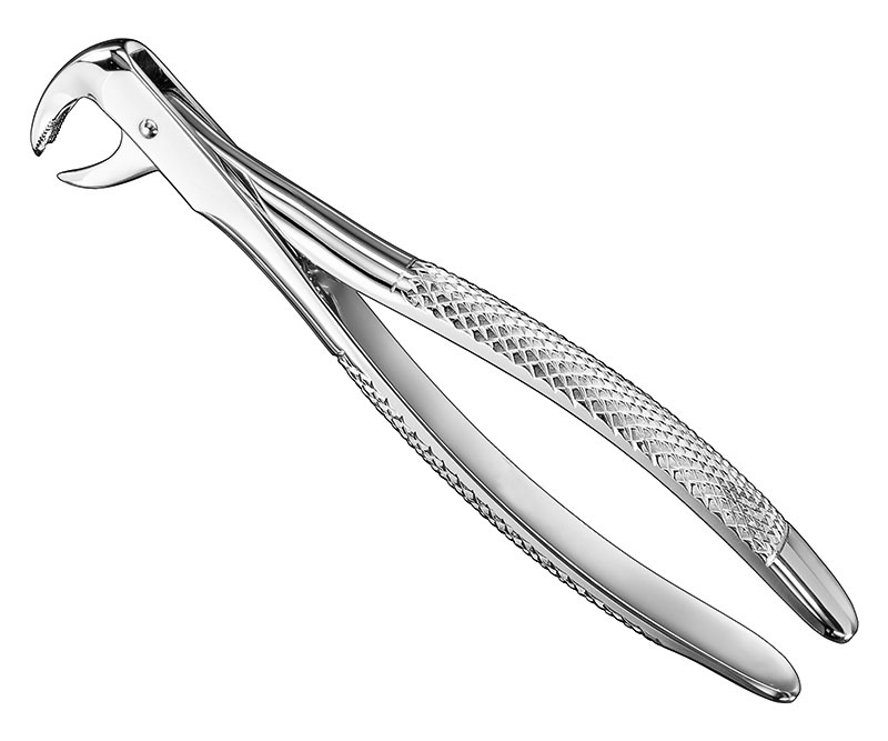 Extracting forceps, engl.