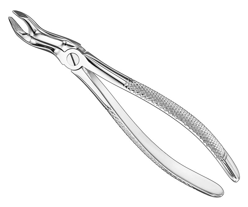 Extracting forceps, engl.
