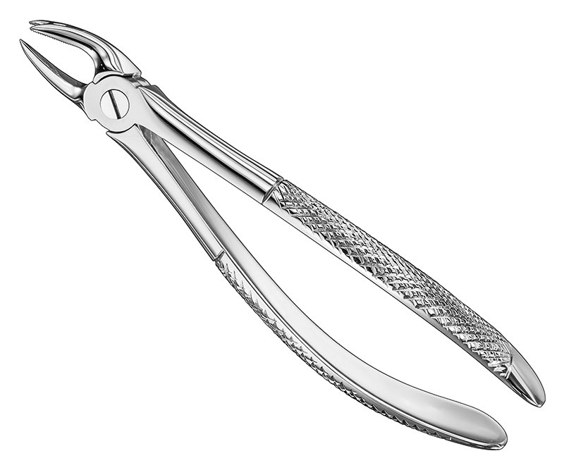 Extracting forceps, engl.